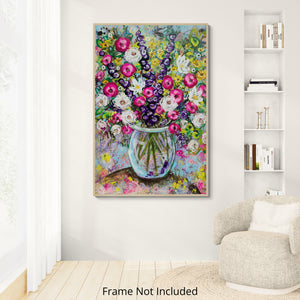 Viva La Flora – Vibrant Contemporary Floral Painting
