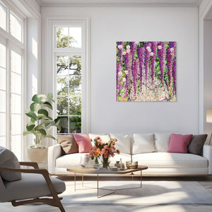 Wilde Glyzinie
