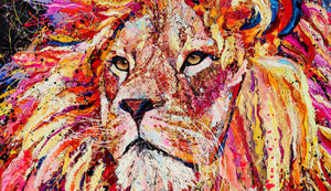 Mufasa - Very large oil painting