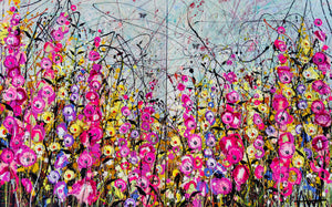 Kiss me in Pink - Diptych