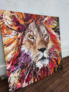 Chasseur - Portrait d'un lion