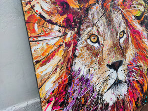 Jäger - Porträt eines Löwen