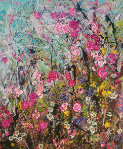 Sweet Tangled Rose Briar - Diptych