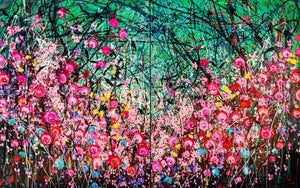 Twilight Blossoms - Diptych