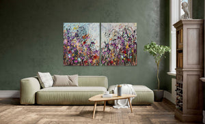 Where The Wild Things Bloom (Diptych)