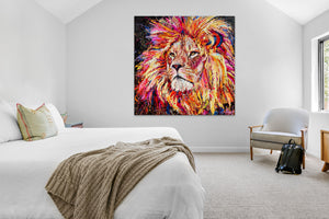 Mufasa - Very large oil painting