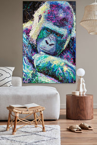 The Big Guy - Very large oil painting
