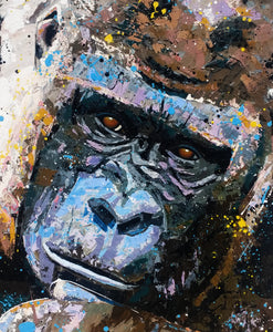 Gorilla - Großes Gemälde
