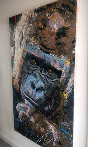 Gorilla - Großes Gemälde