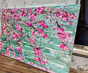Hanami - Very large oil painting