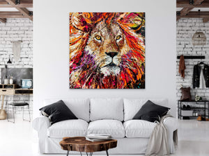 Jäger - Porträt eines Löwen