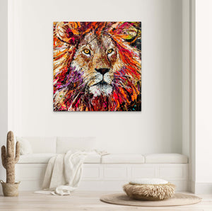 Chasseur - Portrait d'un lion