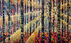 In to the Forest - Large painting (Diptych)