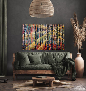 In to the Forest - Large painting (Diptych)