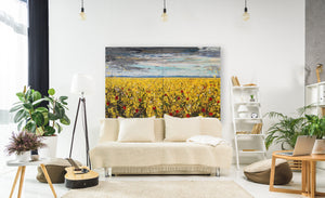 Perfect Day - Large painting on two panels