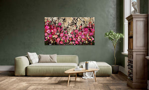 Rhapsody in Pink  - Very large oil painting