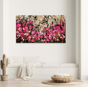 Rhapsody in Pink  - Very large oil painting
