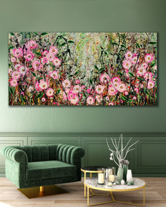 Rose Briar - Sehr großes Gemälde
