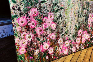 Rose Briar - Sehr großes Gemälde