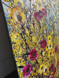 The Sun Catchers - Very large oil painting (Diptych)